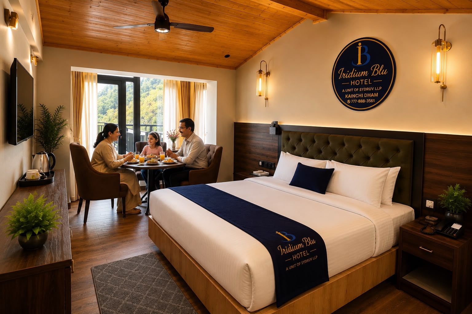 Premium deluxe room with balcony and mountain view